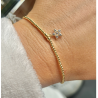 BRACELET PERLES PO ETOILE ZIRCONIUM