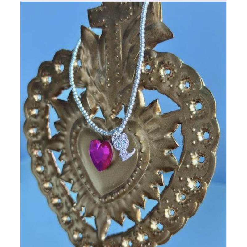 BRACELET PERLES ARG , CHAT AVEC ZIRCONIUM