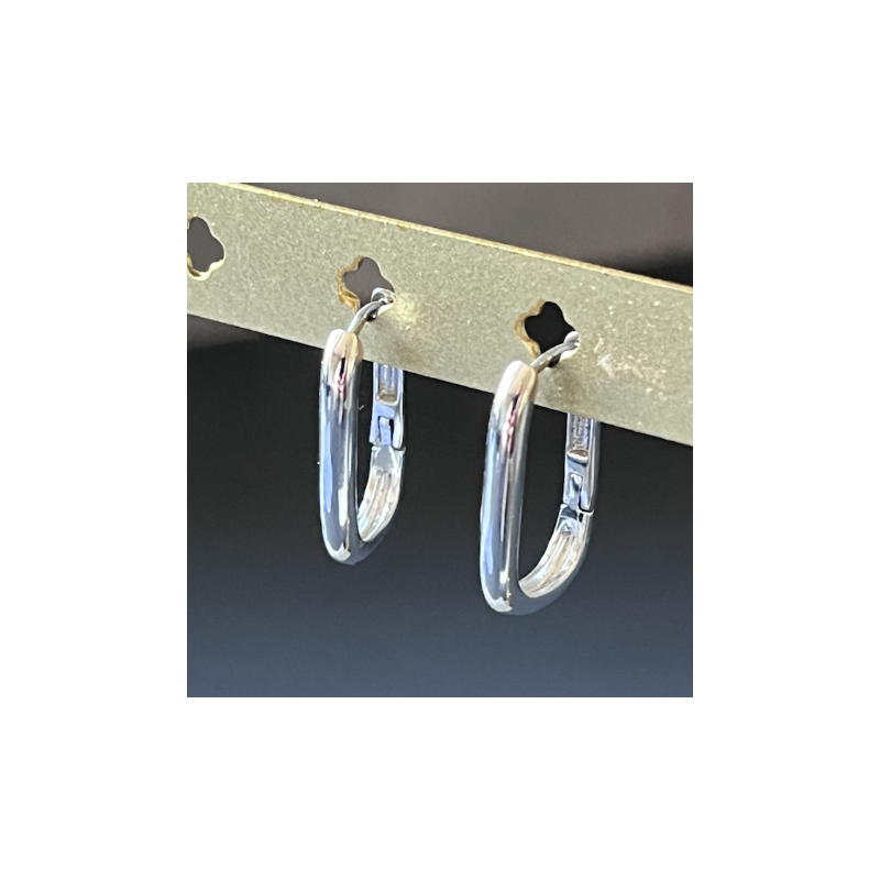 PAIRE ANNEAU ARGENT 925  (vendu à l'unité)