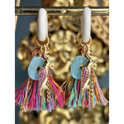 BOUCLES ANNEAUX BLANCS...