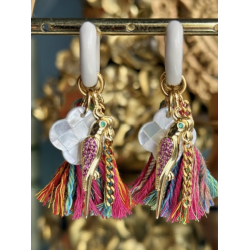 BOUCLES ANNEAUX BLANCS...