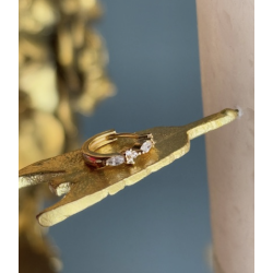 Mini-créole PO géométrique en strass