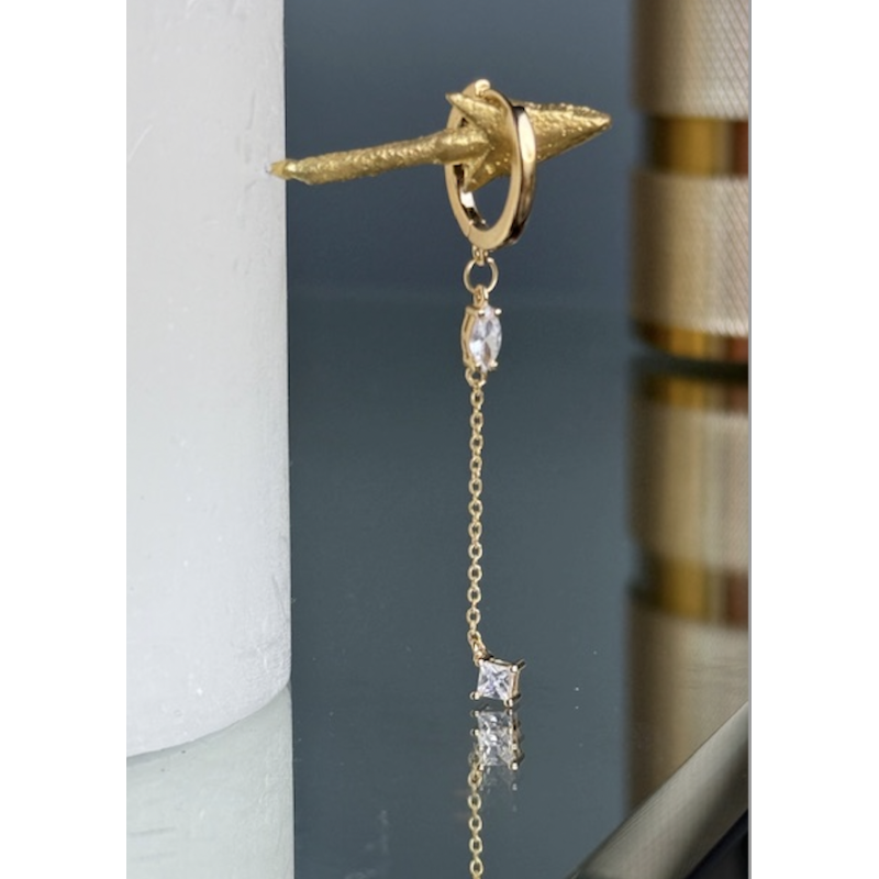 Mini-créole chaine strass (vendue à l'unité)