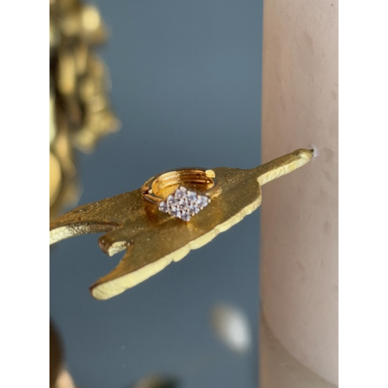 Mini-créole PO losange en strass