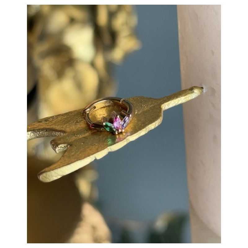 Mini-créole couronne multicolore (vendue à l'unité)