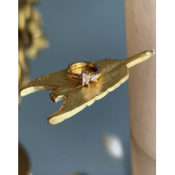 Anneau créole strass...