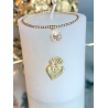 BRACELET PERLES PO VIERGE MADONNE RONDE