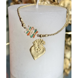 BRACELET PERLES PO QUEUE DE...