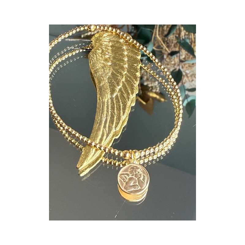 BRACELET PERLES PO ANGE