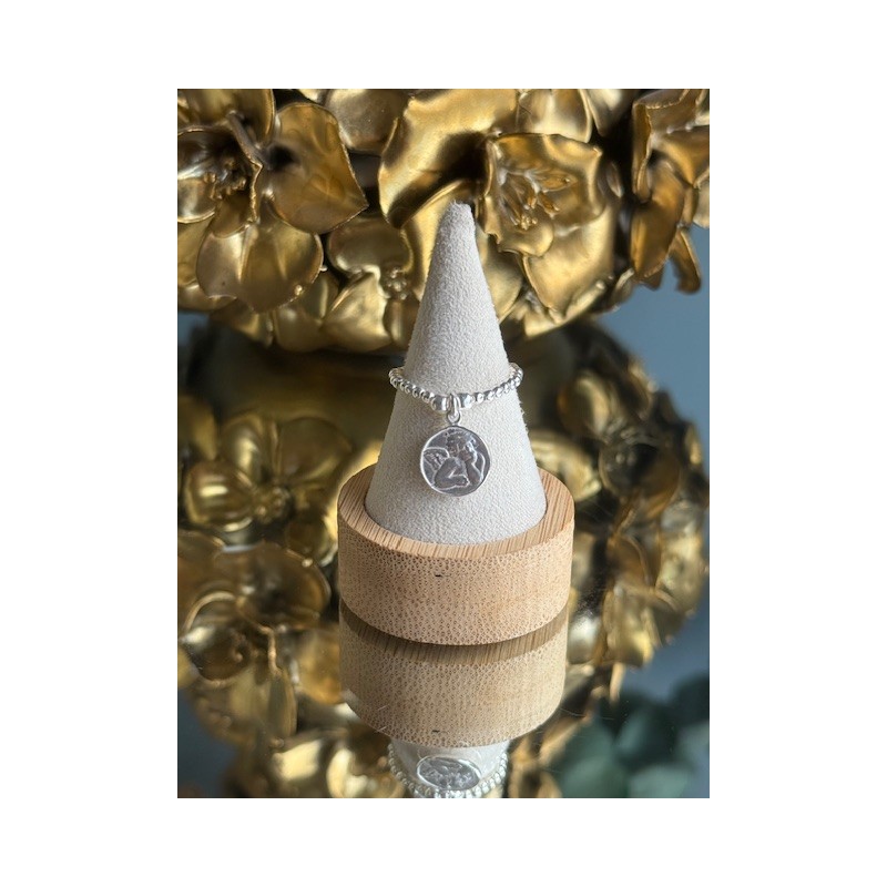Bague "ange" en argent