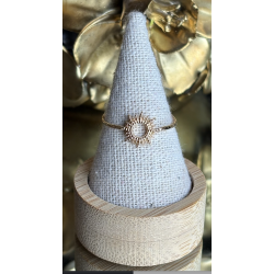 Bague plaqué or taille 56...