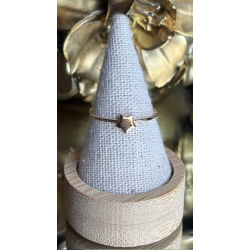 Bague plaqué or taille 56...