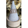 Bague plaqué or taille 56 ROCK zirconium
