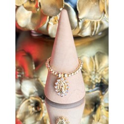 BAGUE PERLES PO VIERGE...