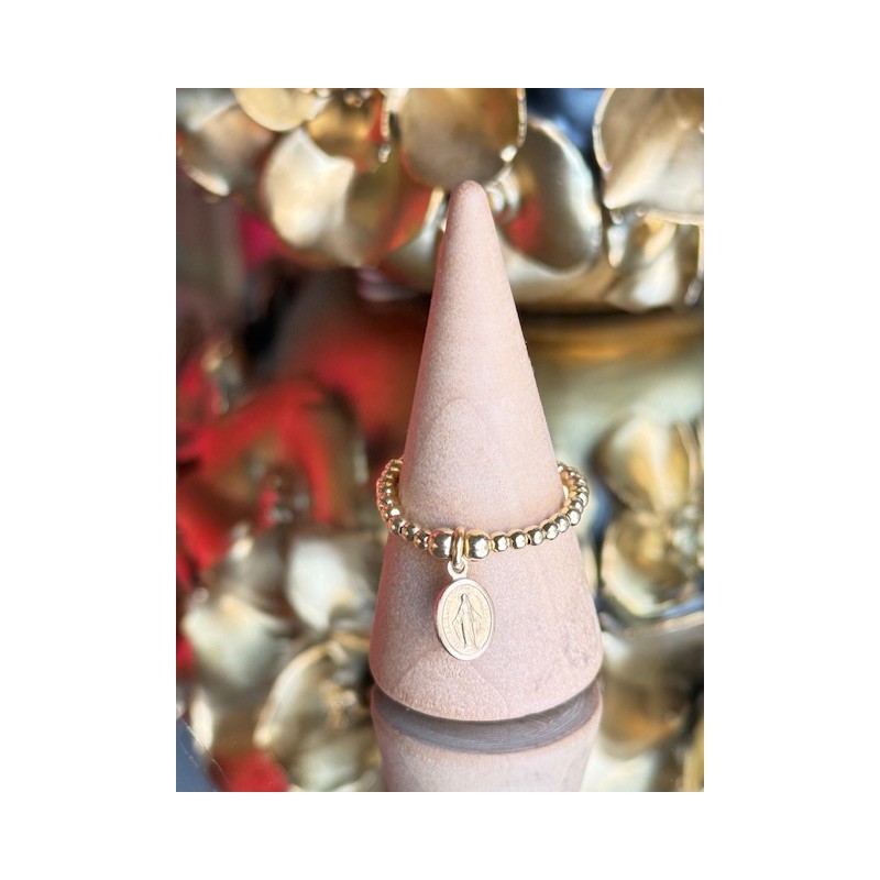 BAGUE PERLES PO MINI VIERGE