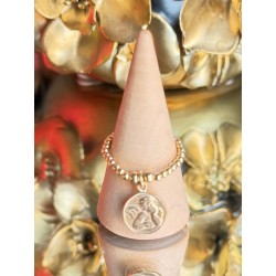 Bague plaqué or "ange"