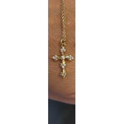 collier chaine croix
